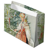 の飾クリスマスツリー – カール・ラーソン ラージペーパーバッグ (正面アングル)