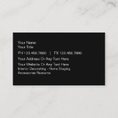 の飾名刺 名刺 (裏面)