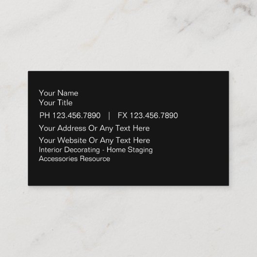 の飾名刺 名刺 (裏面)