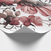 の飾結婚りハチドリ包み紙 ラッピングペーパー (角)