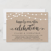 の駆け落ち結婚お祝い 招待状 (正面)