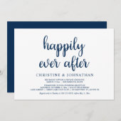 の駆け落ち結婚パーティーが侵入した後 招待状 (正面/裏面)