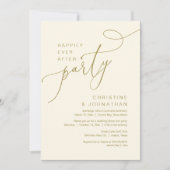 の駆け落ち結婚パーティーが侵入した後 招待状 (正面)