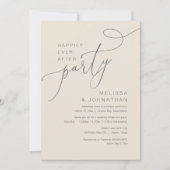 の駆け落ち結婚パーティーが侵入した後 招待状 (正面)