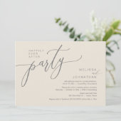 の駆け落ち結婚後の幸せなパーティー 招待状 (スタンド正面)