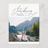 の駆結婚落の発表P 案内ポストカード (正面)