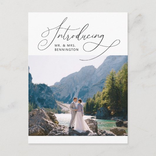 の駆結婚落の発表P 案内ポストカード (正面)