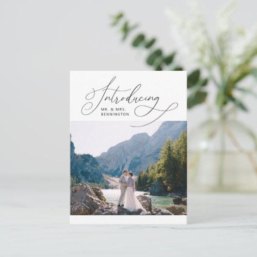 の駆結婚落の発表P 案内ポストカード (スタンド正面)