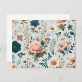 ~の驚くべき秘密を明らかにする インビテーションポストカード (正面/裏面)