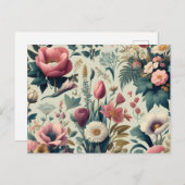 ~の驚くべき秘密を明らかにする インビテーションポストカード (正面/裏面)