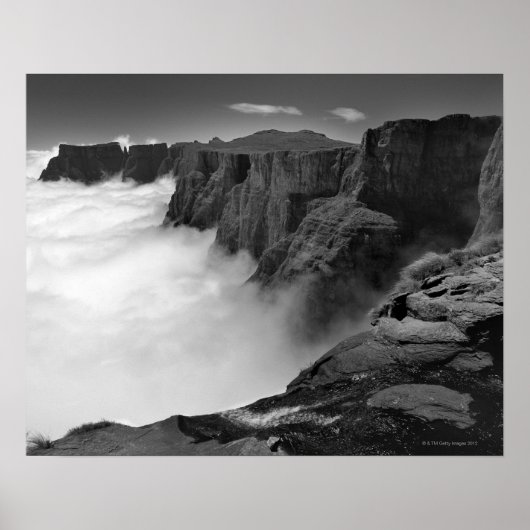 ~の高角度ビュー白黒 ポスター (正面)