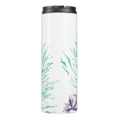 *~*の魔法の人魚のグリッターの珊瑚 タンブラー (裏面)