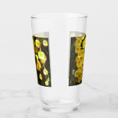 の黄色ぶら下がったい蘭の熱帯花 タンブラーグラス (右)