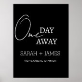 の黒結婚い1日リハーサル遠くにディナー ポスター (正面)