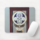 の4つのダイヤルそしてシンボルや象徴と時間を記録して下さい マウスパッド (マウス)