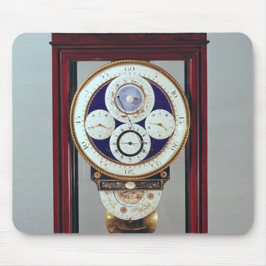 の4つのダイヤルそしてシンボルや象徴と時間を記録して下さい マウスパッド (正面)