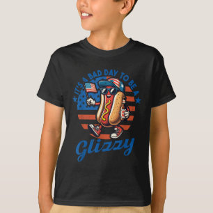 ～の4番目のくらくらくらくらくらするおもしろいような暑い日は悪い Tシャツ