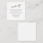 の「結婚」情報エンク結婚ロージャカード エンクロージャーカード (正面/裏面)