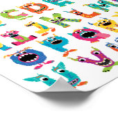 のAからZまでの教え文字 ポスター (角)