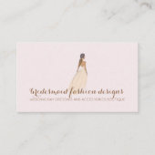 のBridesmaid結婚イベントパーティーのファッション 名刺 (正面)