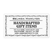 のCrafter製品名と説明 ラベル (正面)