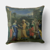 のEliezerそしてレベッカよく、1648年(canvの油 クッション (裏面)