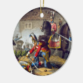 のengravワーテルローの戦いのホースガーズ セラミックオーナメント (左)