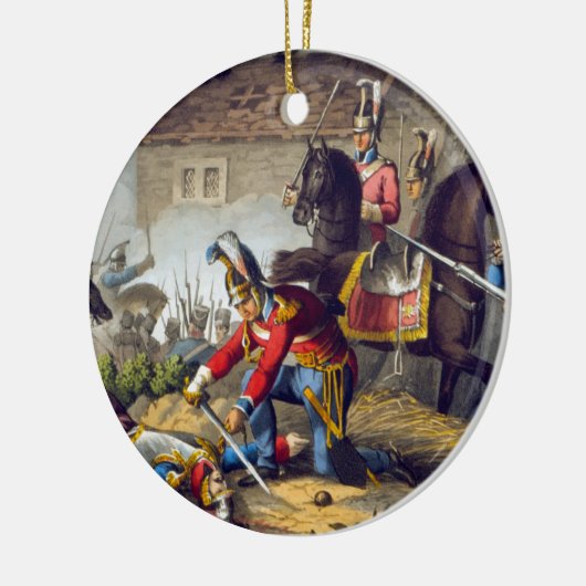 のengravワーテルローの戦いのホースガーズ セラミックオーナメント (左)
