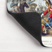 のengravワーテルローの戦いのホースガーズ マウスパッド (コーナー)