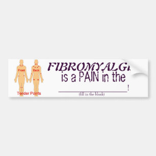 のFibro苦痛か。 バンパーステッカー
