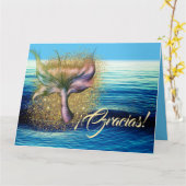 ¡のGraciasのporのayudarnos celebrar! ありがとう カード (黄色い花)