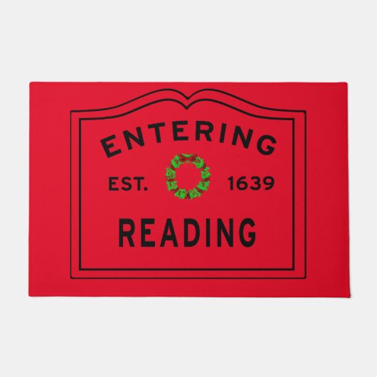のMA読クリスマスに入る ドアマット (正面)