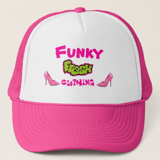 のpinkpump、ファンキーなピンク衣類新しい キャップ (正面)