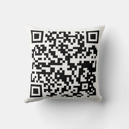 のQRコード クッション (裏面)