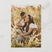 のQRコー結婚ドウェブサイト愛ハートクラウンモノグラム エンクロージャーカード (正面)