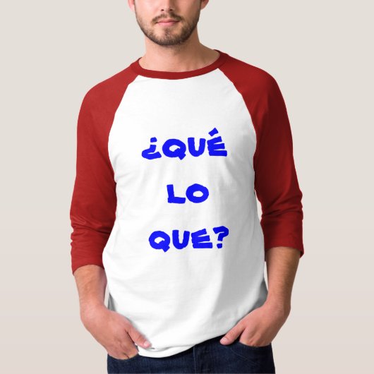 ¿のquéのloのqueか。 tシャツ (正面)