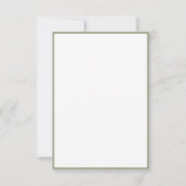 のRSVPカー結婚ド 出欠カード (裏面)