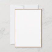 のRSVPカー結婚ド 出欠カード (裏面)