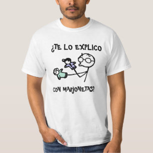 ¿のTeのloのexplicoの詐欺のmarionetasか。 Tシャツ