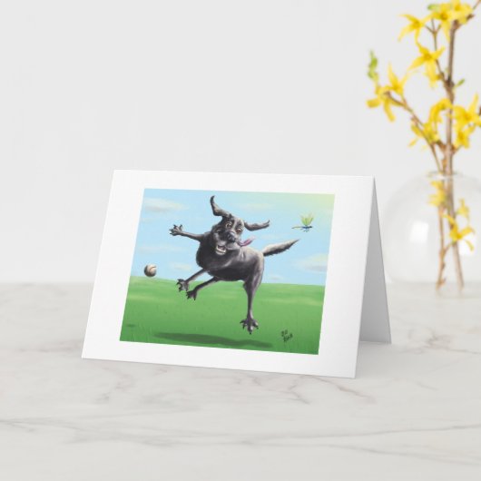 のTouch保内のユーモアあいさつ空白のきカード カード (黄色い花)