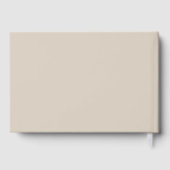 のvelvetのカバー貼り付け結婚ゲストブック ゲストブック (裏面)