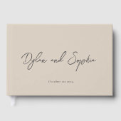 のvelvetのカバー貼り付け結婚ゲストブック ゲストブック (正面)