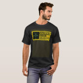 のVRユー警告ザーハザード仮想現実ゲームビデオ Tシャツ (正面フル)