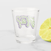 はあ？え？ドイツおもしろい語の俗語 ショットグラス (裏面)