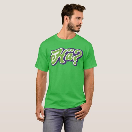 はあ？え？ドイツ語方言、スラング、ドイツ Tシャツ (正面フル)