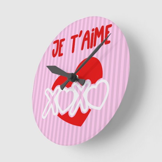 はいアイム。 ラウンド壁時計 (傾斜)