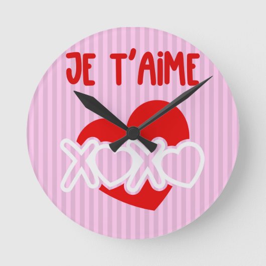 はいアイム。 ラウンド壁時計 (正面)