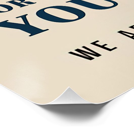 はいスクープ私たちあなたはのポ考えスタ素晴らしー ポスター (コーナー)