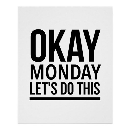 はい月曜にやろう ポスター (正面)