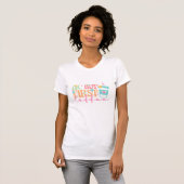 はい、しかし、最初のコーヒー、グルービー Tシャツ (正面フル)